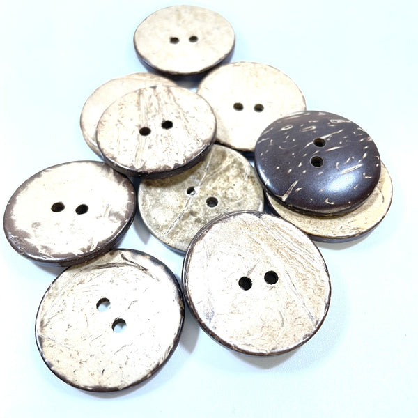 LUXURY MOTHER OF PEARL BUTTONS -10mm,15mm, 18mm, 20mm, 25mm, 30mm-NATURAL,  SHELL